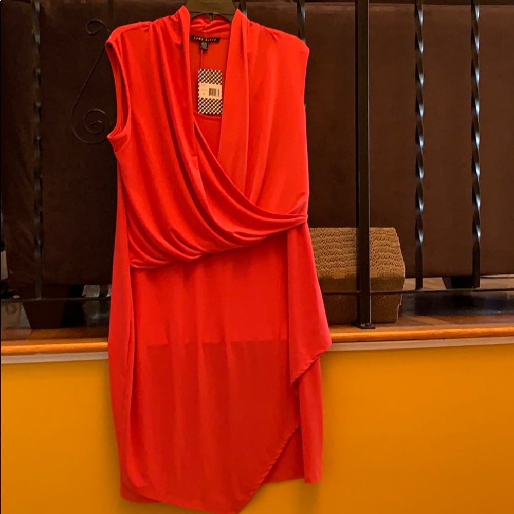 Hi low dress.